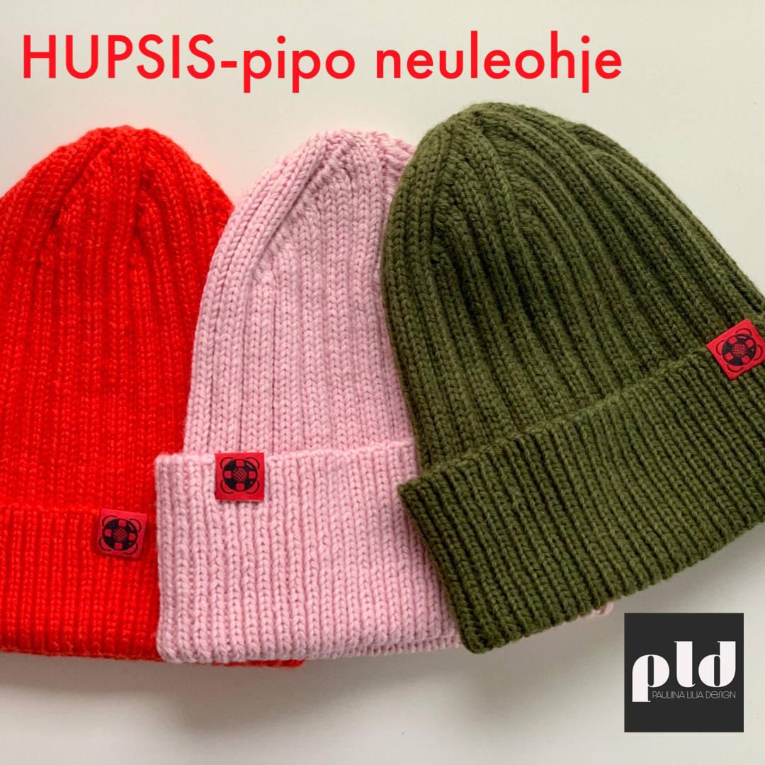 Hupsis-pipo neuleohje Pauliina Lilja Design